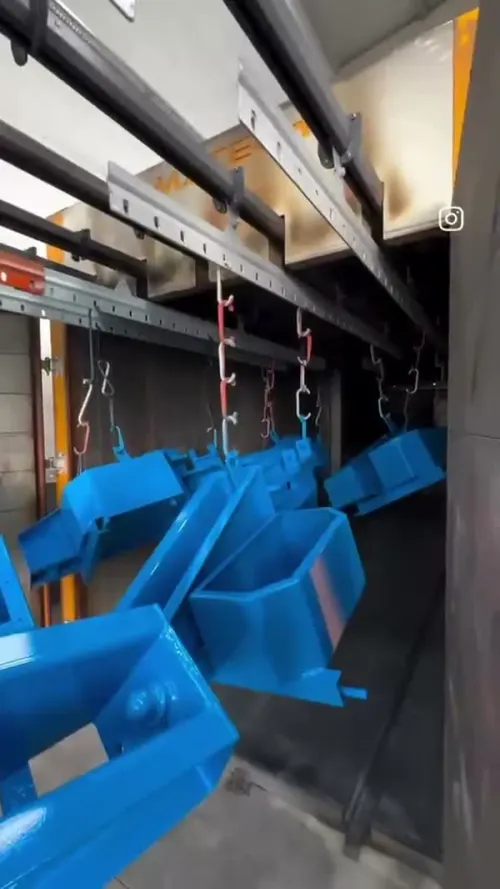 Toz boya atölyesinden video