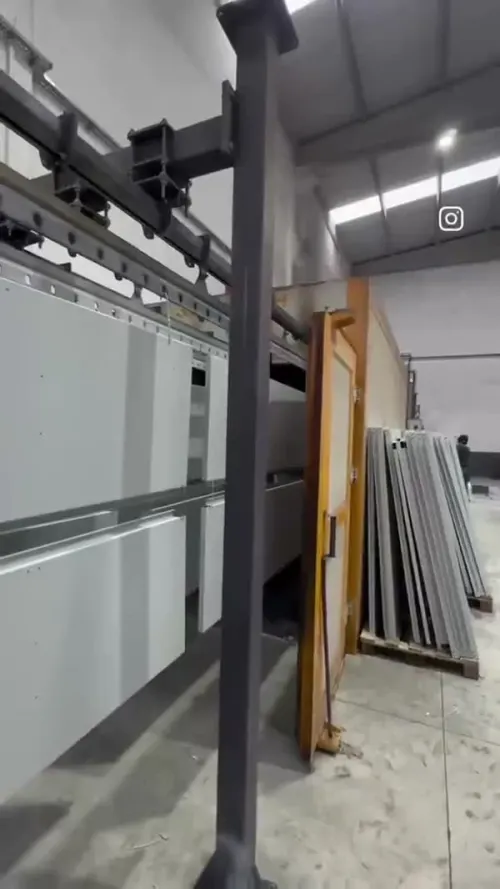 Toz boya atölyesinden video